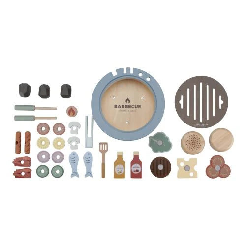Grill-Spielzeugset - Mehrfarbig - Essentials - Little Dutch