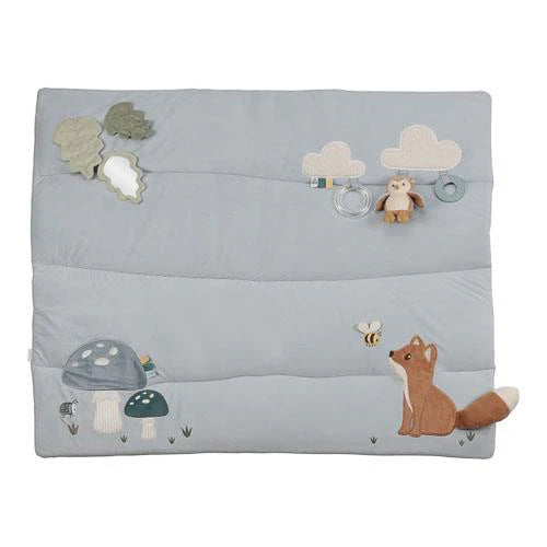 Spielteppich - Blau - Forest Friends - Little Dutch