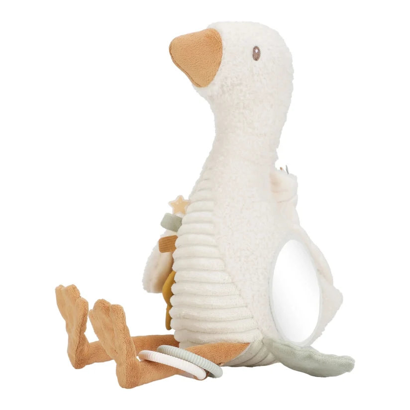 Little Dutch Aktivitäten-Kuscheltier Gans (Little Goose) – Der perfekte erste Spielgefährte