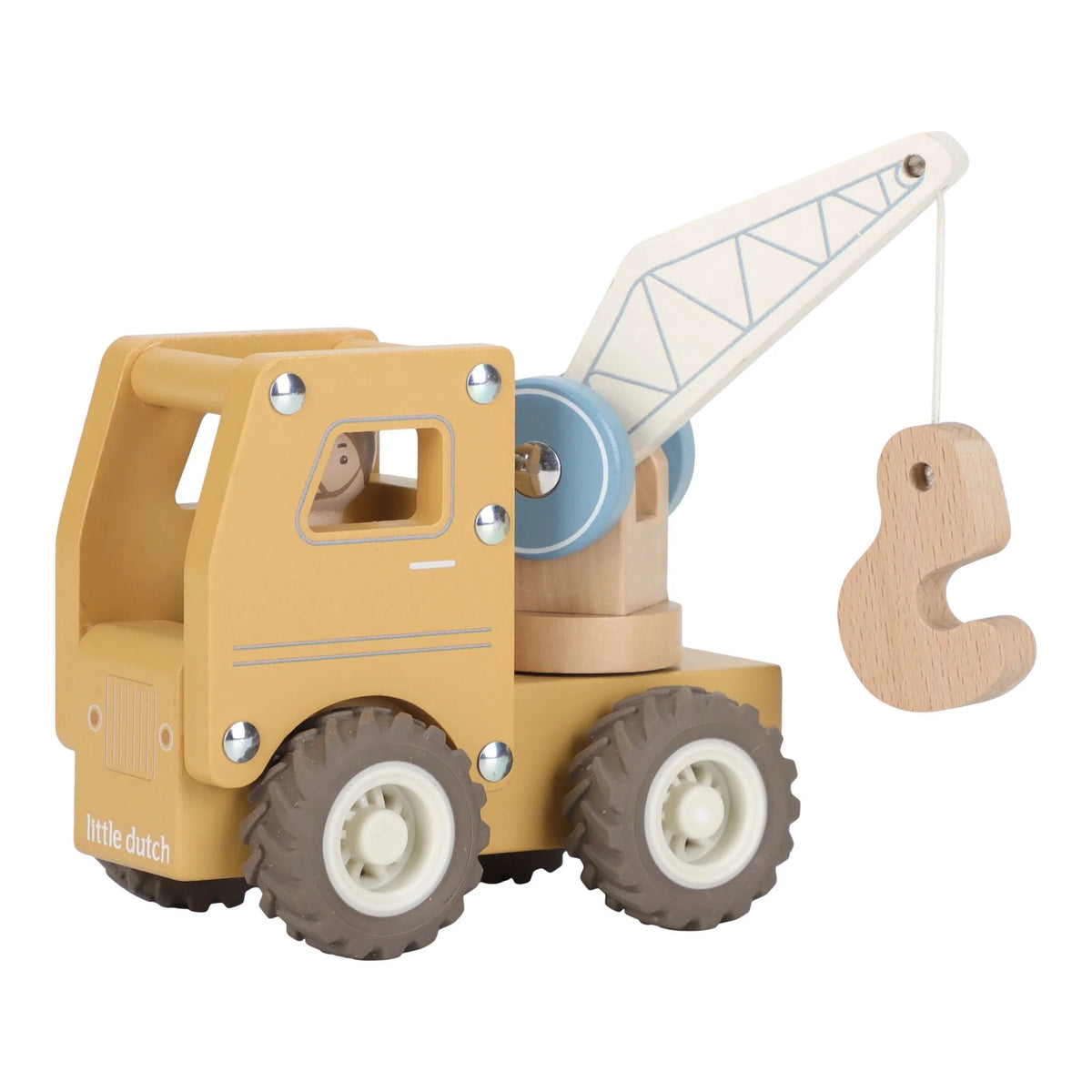 Holzkran – Gelb – Essentials - Little Dutch