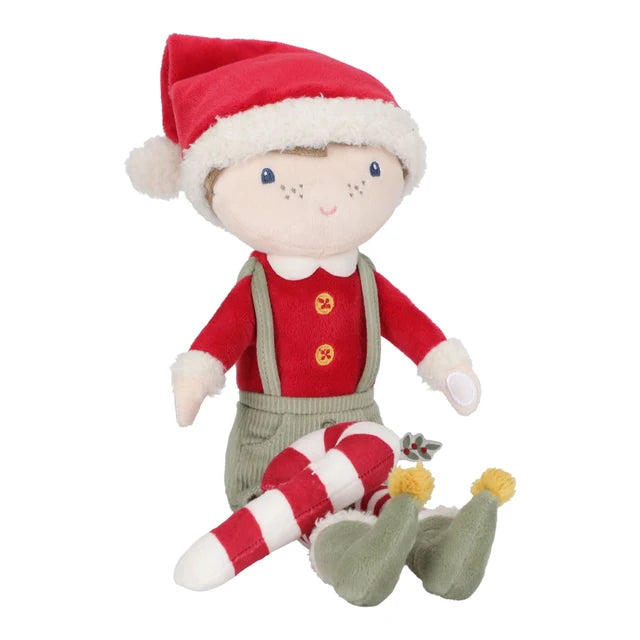 Weihnachtspuppe Jim - Rot - Weihnachten - Little Dutch