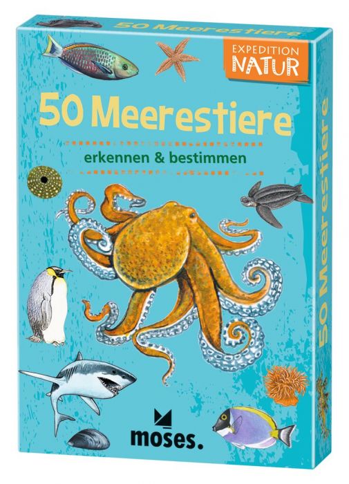 Expedition Natur - 50 Meerestiere - Moses Verlag