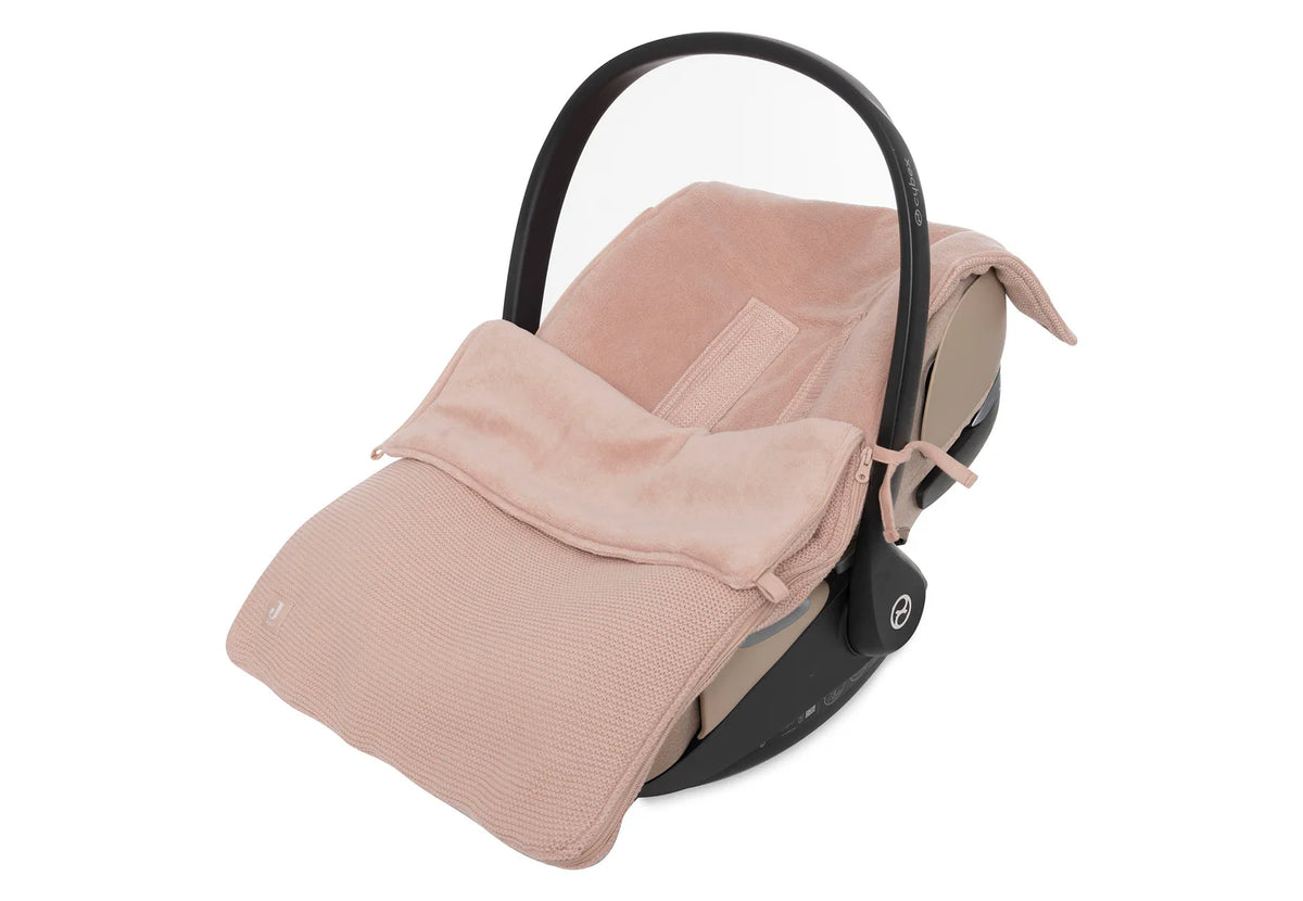 Fußsack gruppe 0+ 3/5 punkte - Basic Knit wild rose - Jollein