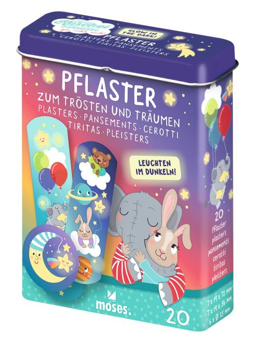 Kleine Kuschelhelden Leuchtende Pflaster - Moses Verlag
