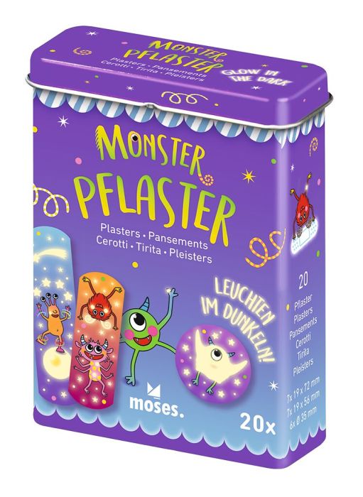 Monster Nachtleuchtende Pflaster - Moses Verlag
