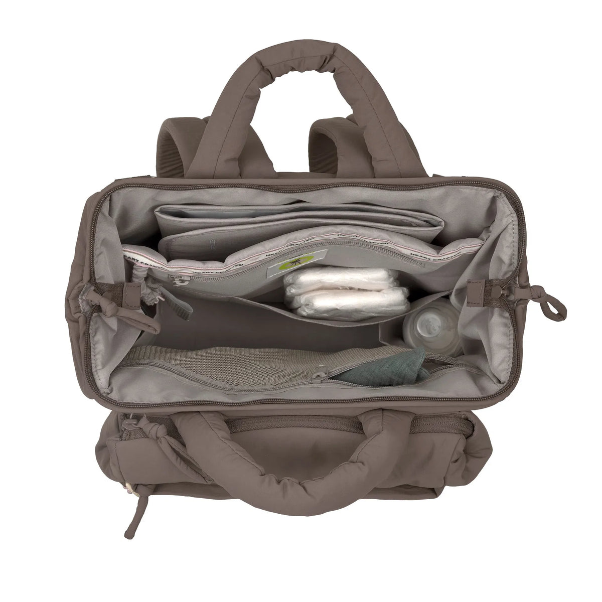 Wickelrucksack - Minoa, Braun - Lässig