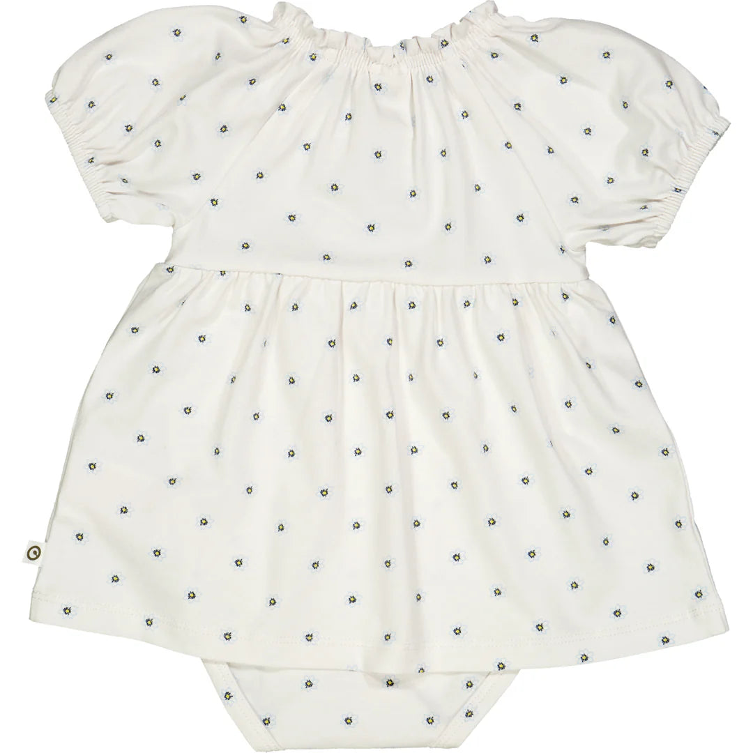 Bodykleid s/s Daisy Balsam cream/ Corn/ Breeze - Müsli by Green Cotton