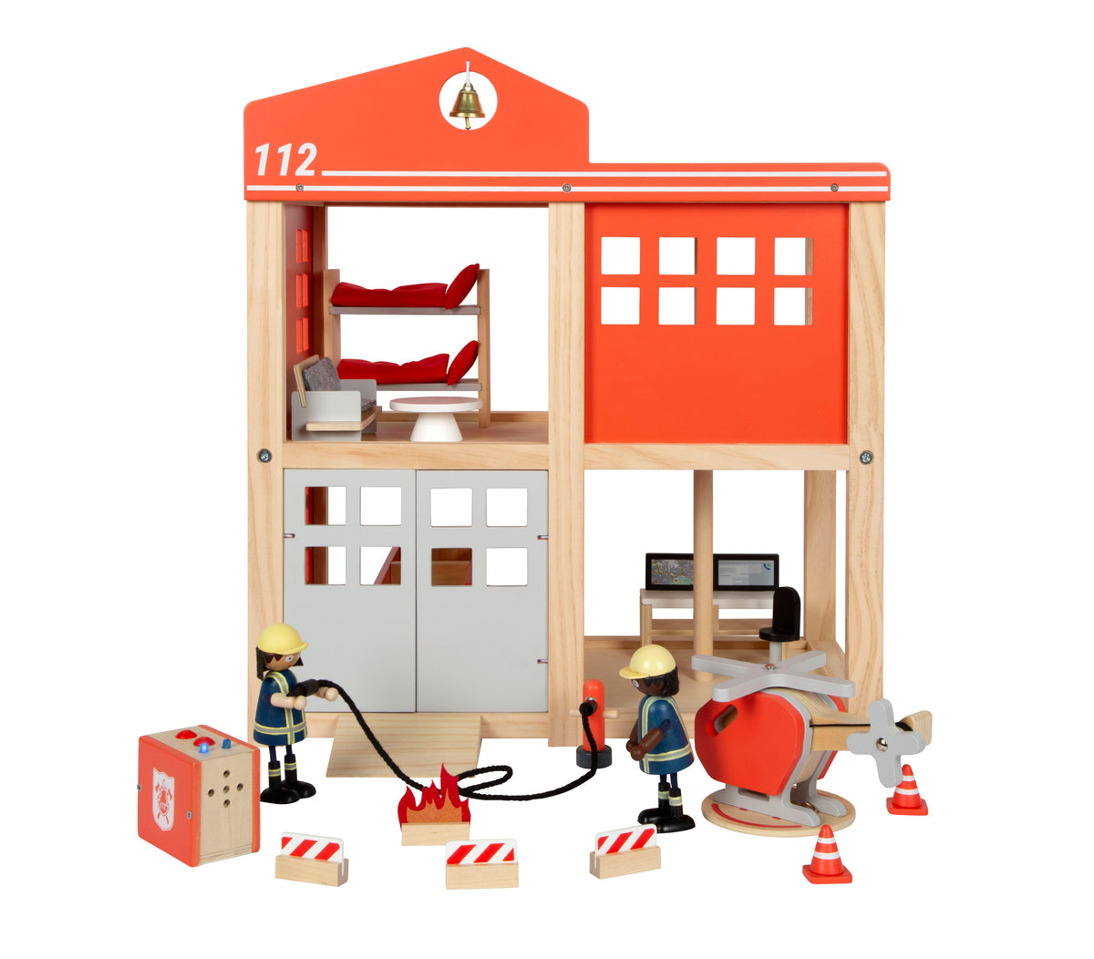Große Feuerwache mit Zubehör - Small Foot