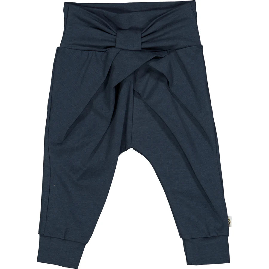 Babyhose cozy me bow night blue - Müsli by Green Cotton