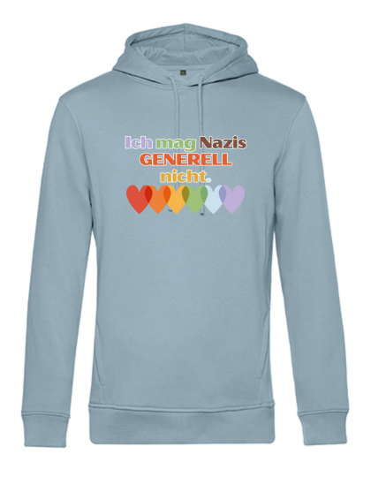 Hoodie "Ich mag N*Z*S generell nicht" - in Kooperation mit seiten.verkehrt