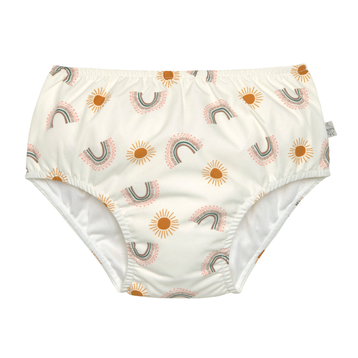 Schwimmwindel Baby - Regenbogen, Weiß - Lässig