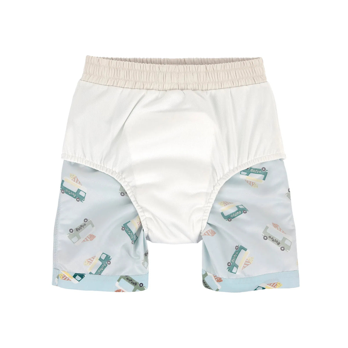 UV Badehose Kinder (mit Windel) - Eis, Blau - Lässig