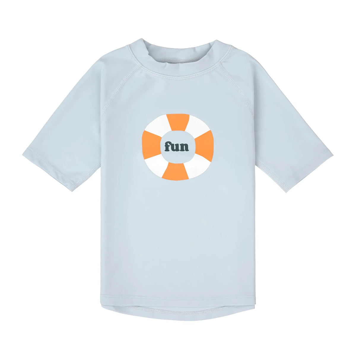 UV Shirt Kinder Kurzarm - Schwimmring, Blau - Lässig
