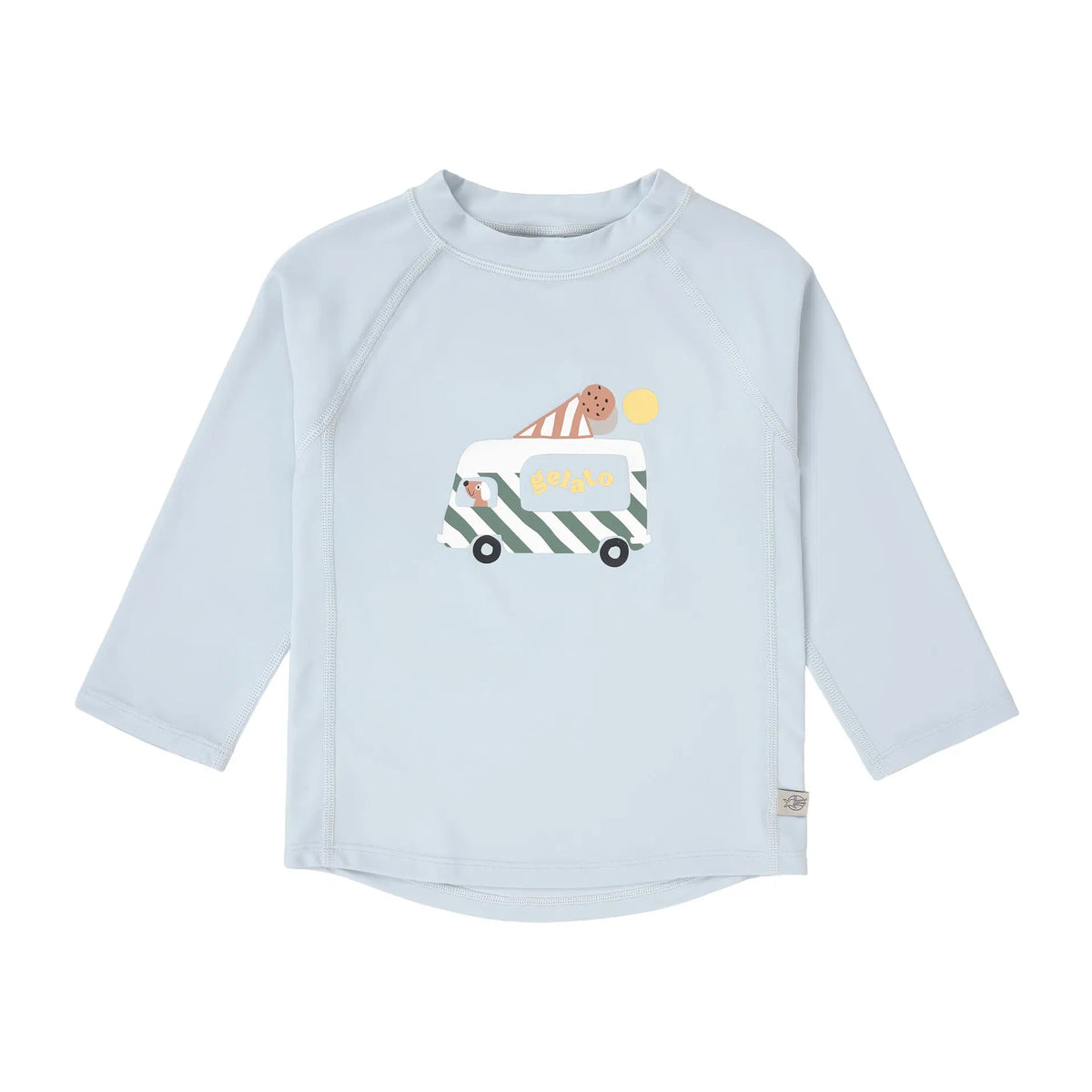 UV Shirt Kinder Langarm - Eis, blau - LĂ€ssig
