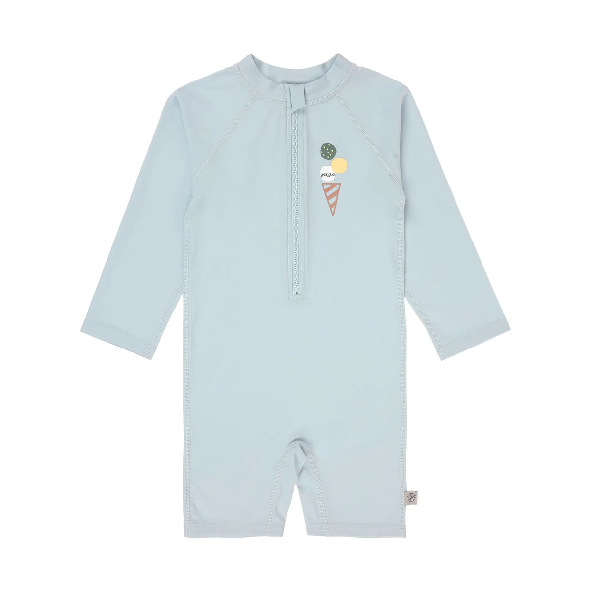 Schwimmanzug Kinder Langarm (UV Schutz) - Eis, Blau - Lässig