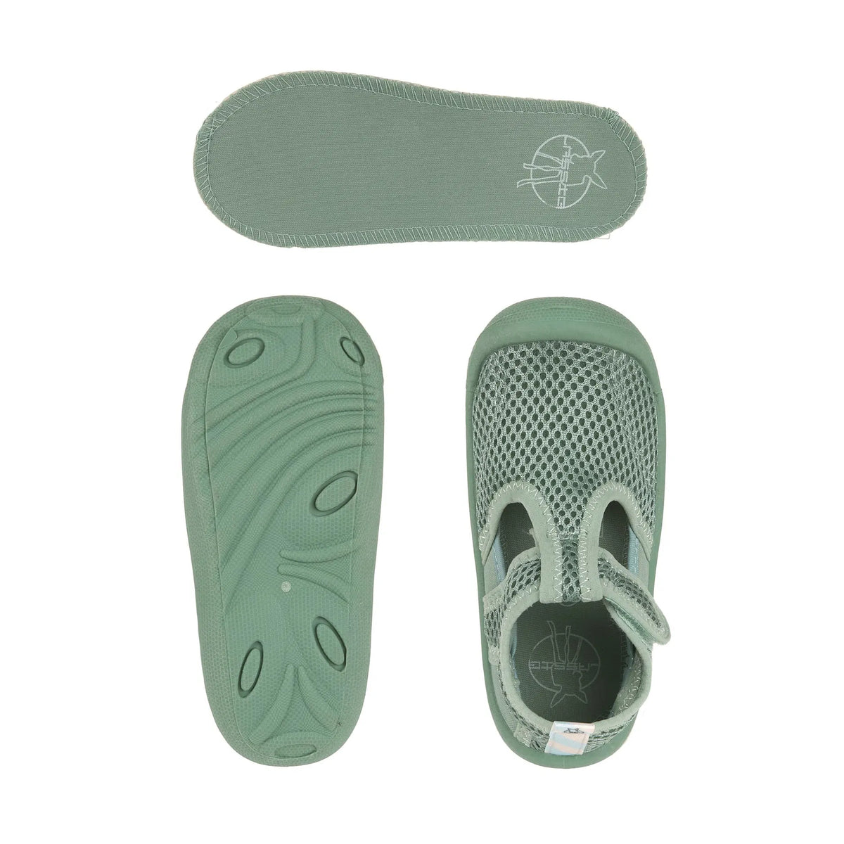 Badeschuhe Kinder, grün - Lässig