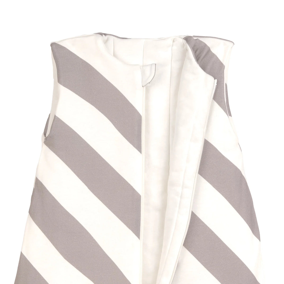 Kinder Schlafoverall 2,5 TOG - Striped, Nature Taupe - Lässig