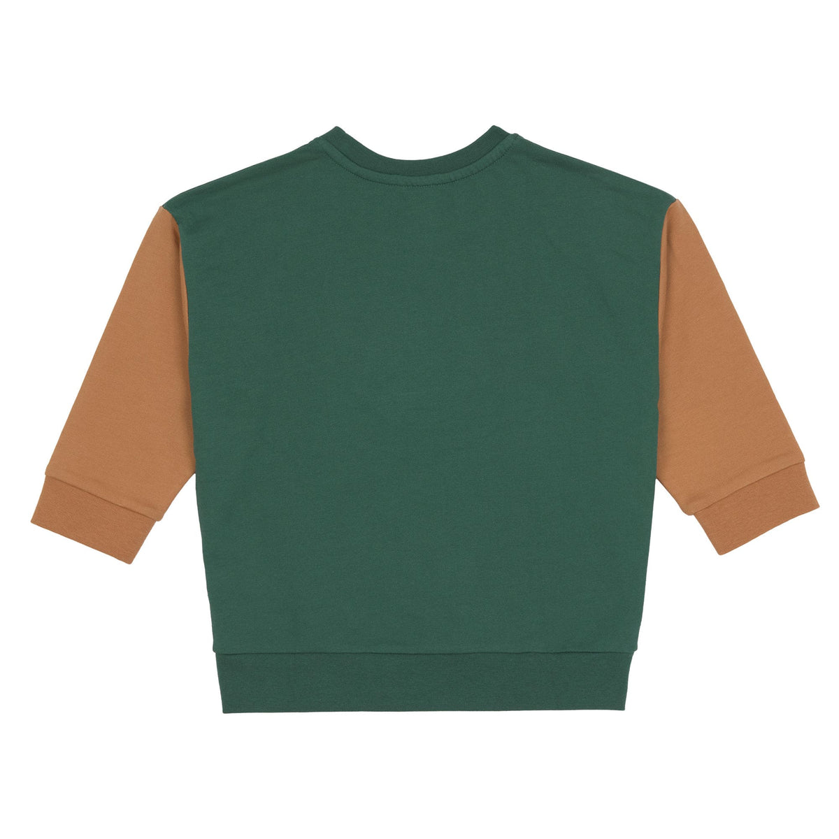 Kinder Pullover - Bio Baumwolle, Little Gang, Smile Dunkelgrün - Lässig