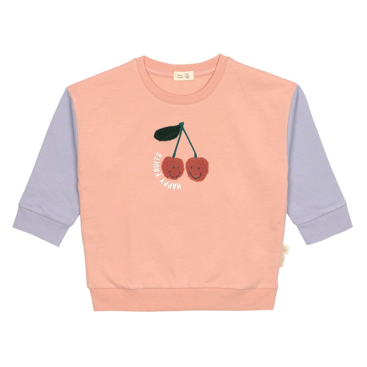 Kinder Pullover - Bio Baumwolle, Little Gang, Kirsche Rosa - Lässig