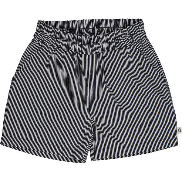 Shorts poplin stripe balsam cream/night blue - Müsli by Green Cotton