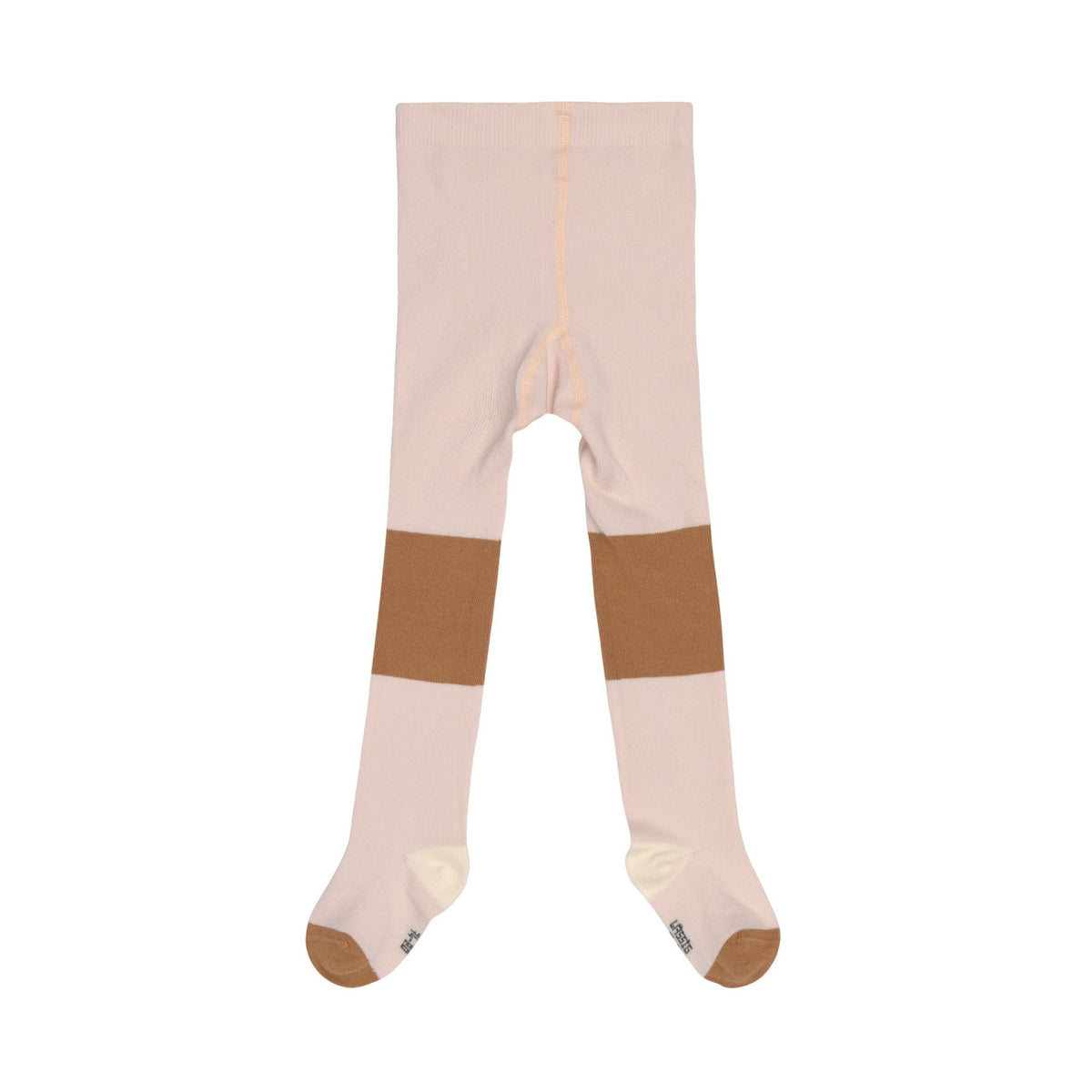 Strumpfhose GOTS - Tights, Block Streifen Rosa Karamell - Lässig