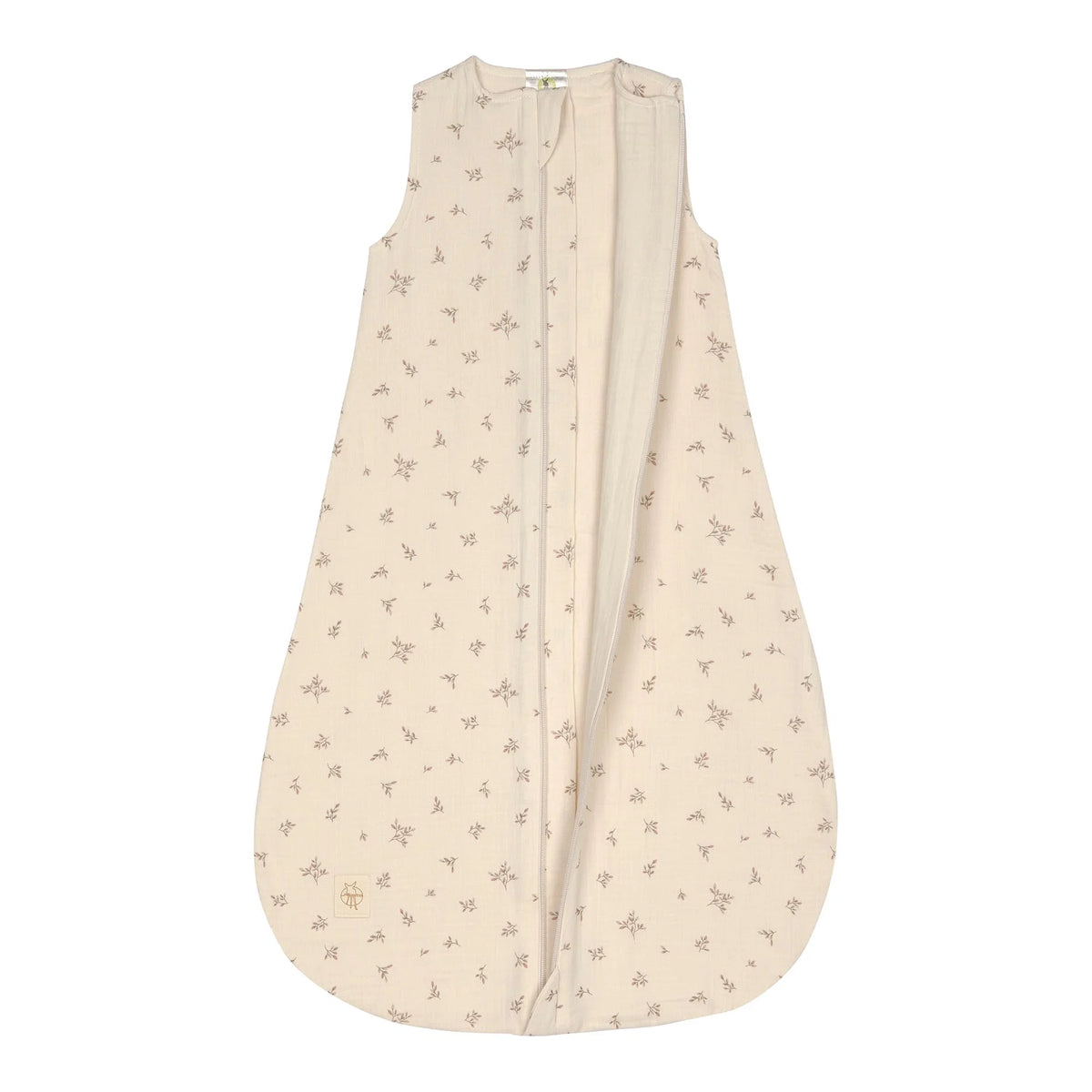 Baby Sommerschlafsack 1 Tog - Bio Baumwolle, Blätter - Lässig