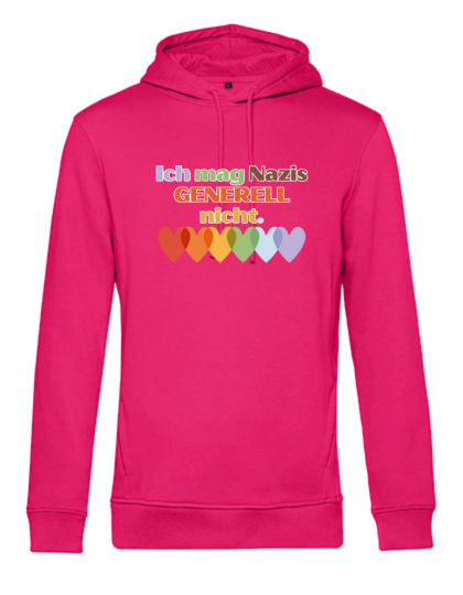 Hoodie "Ich mag N*Z*S generell nicht" - in Kooperation mit seiten.verkehrt