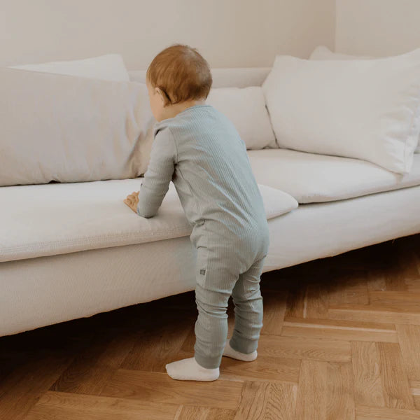 Schlafanzug mit Bündchen essential mint - emma & noah