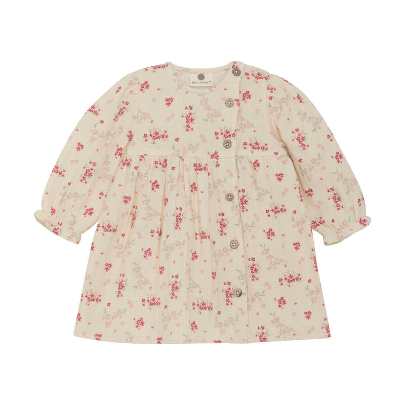 Kleid SS Floral eggnog - En Fant