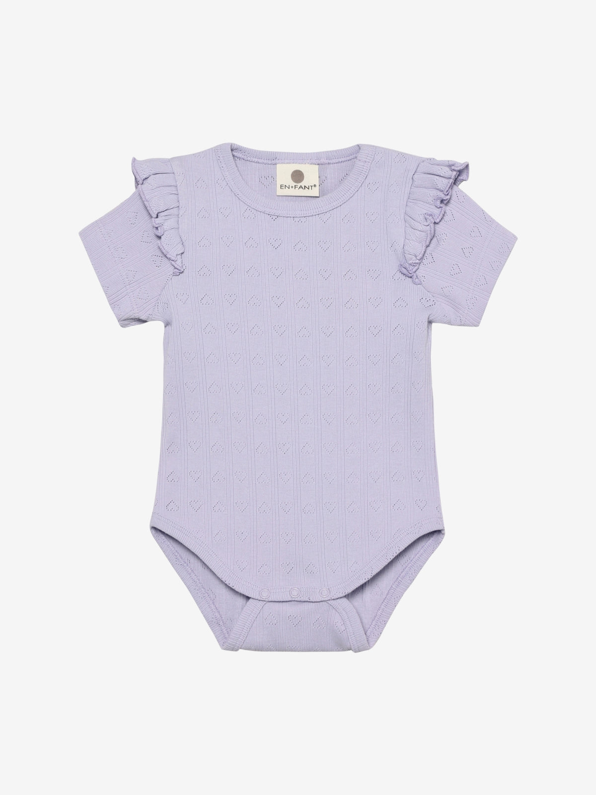 Body SS Pointelle purple heather - En Fant
