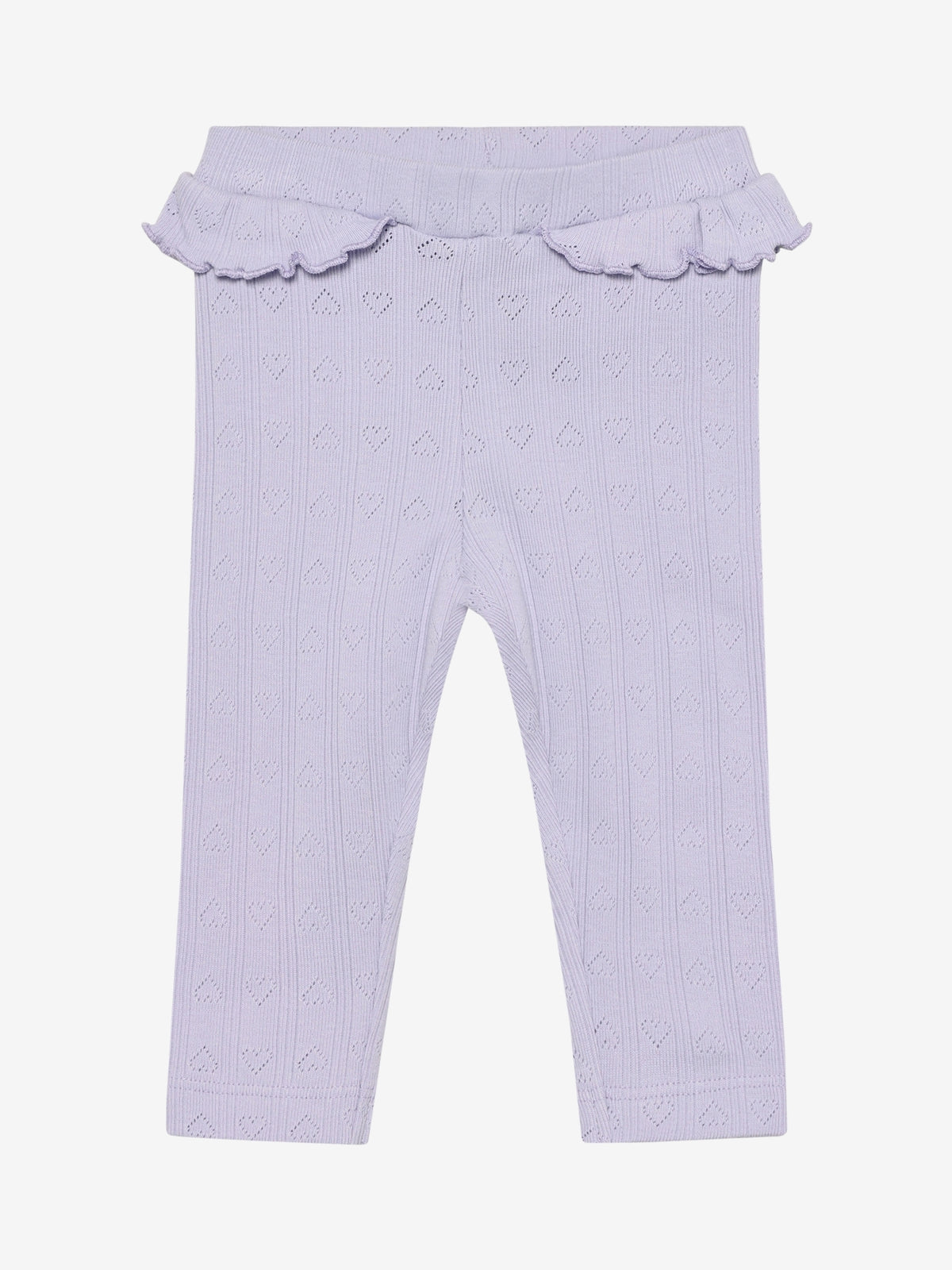 Leggings Pointelle purple heather - En Fant