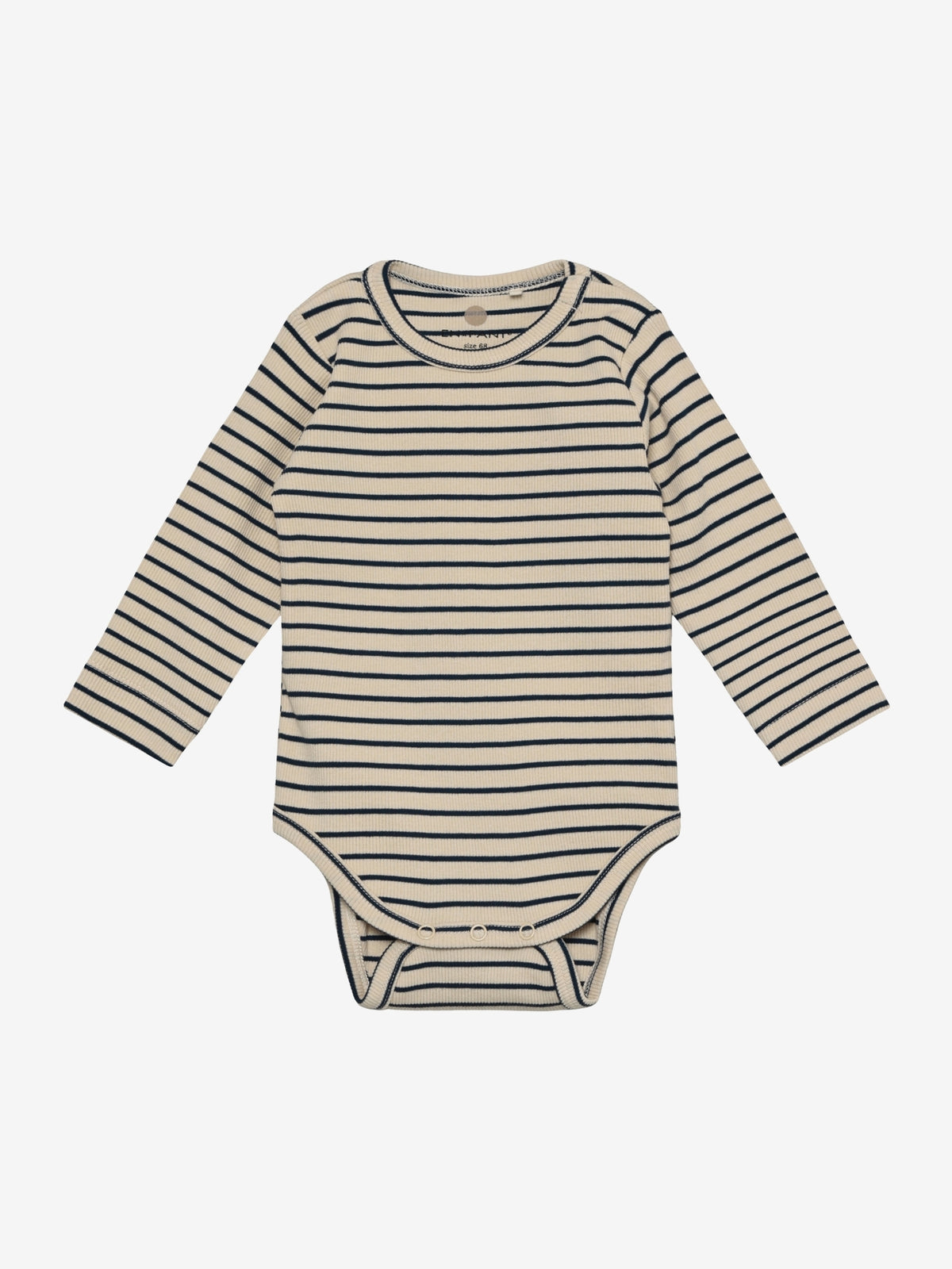 Body LS Rib gestreift medieval blue - En Fant