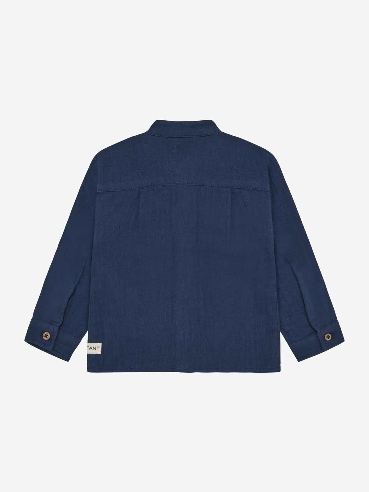 Shirt LS Musselin medieval blue - En Fant