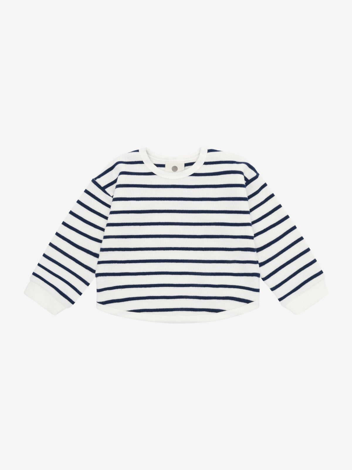 Sweatshirt gestreift medieval blue - En Fant