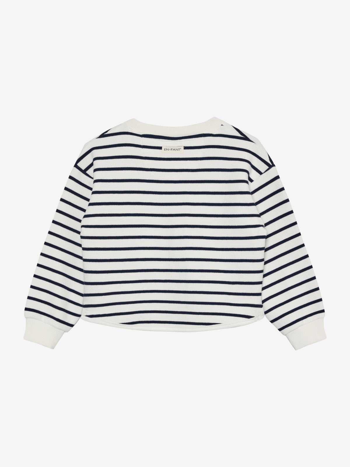 Sweatshirt gestreift medieval blue - En Fant