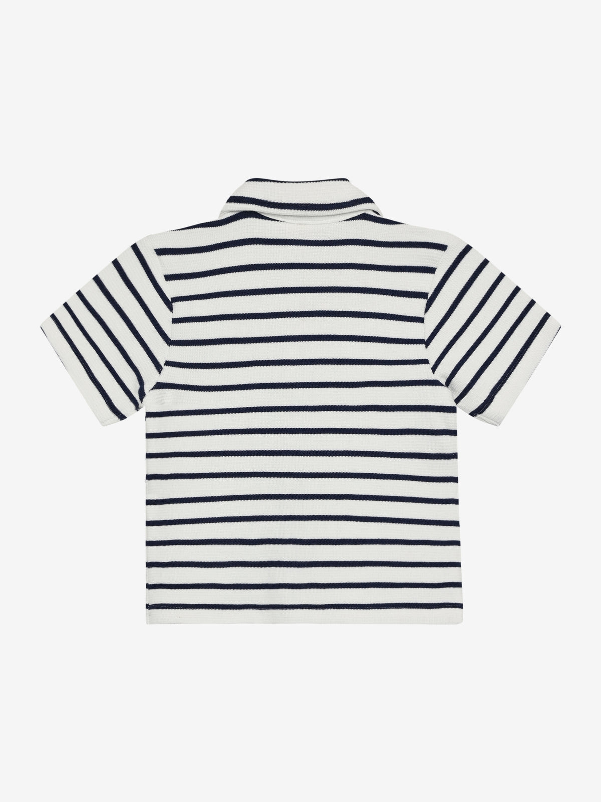 kurzarm Hemd gestreift medieval blue - En Fant