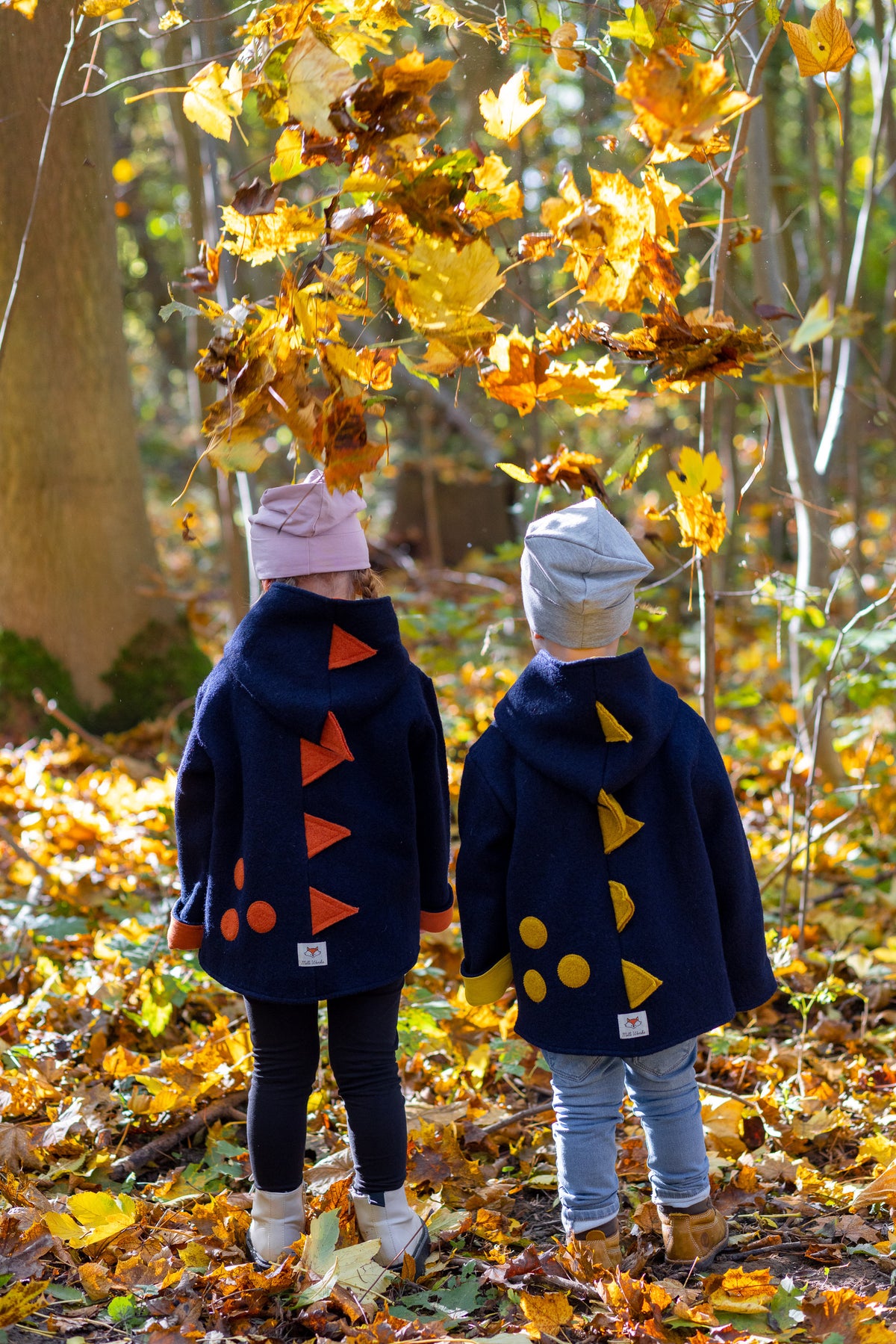Walkjacke Dino bis Gr. 104 - Milli Wonka
