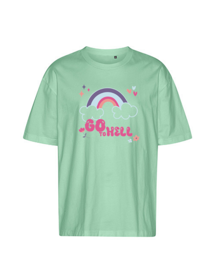 Oversized T-Shirt "Go To Hell" - One Sweater