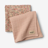2er Pack Musselintücher Kaya soft rose dust - Wheat