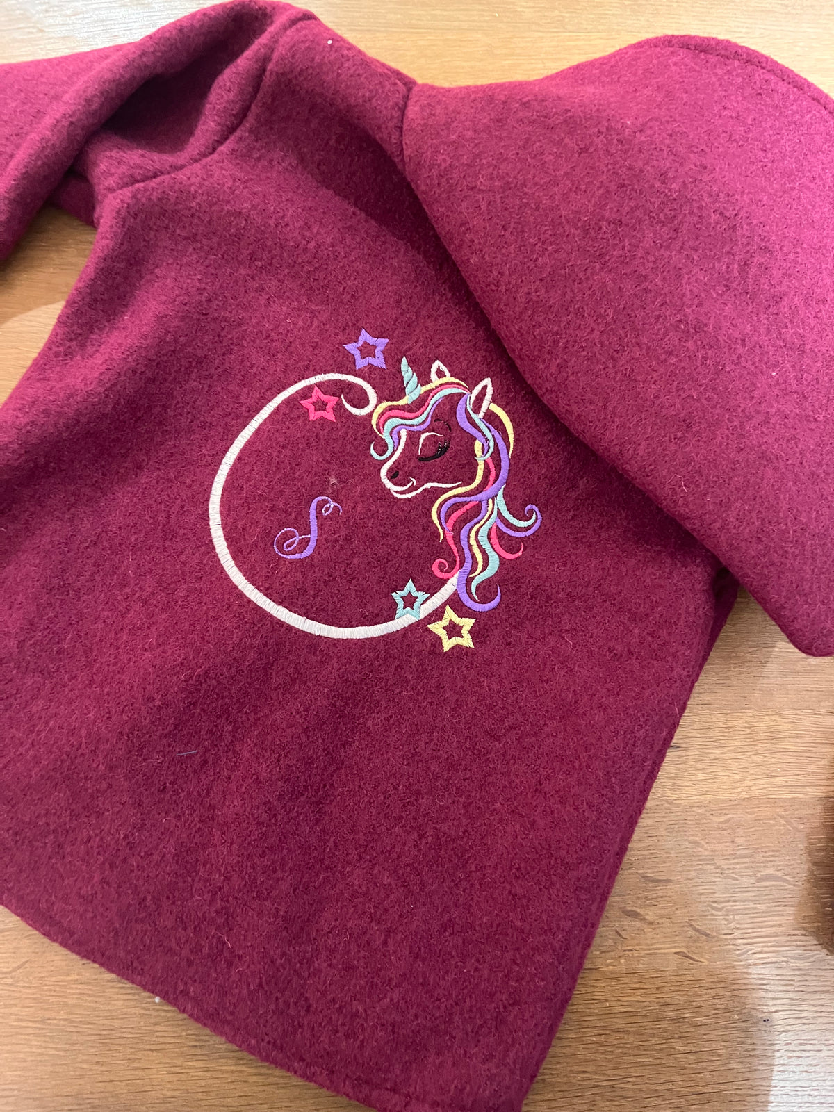 Walkjacke Unicorn (Gestickt) ab Gr. 110 - Milli Wonka