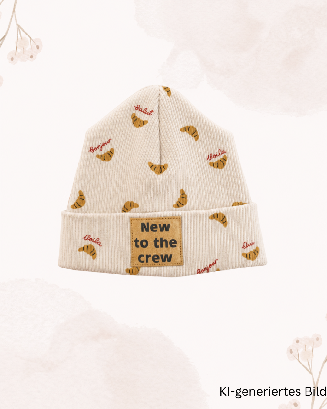 Statement-Beanie "Croissant" - Milli Wonka