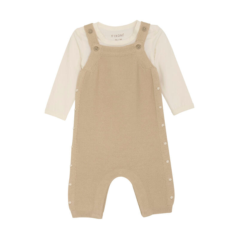 Set aus Body und Strick-Strampler moonlight - Fixoni