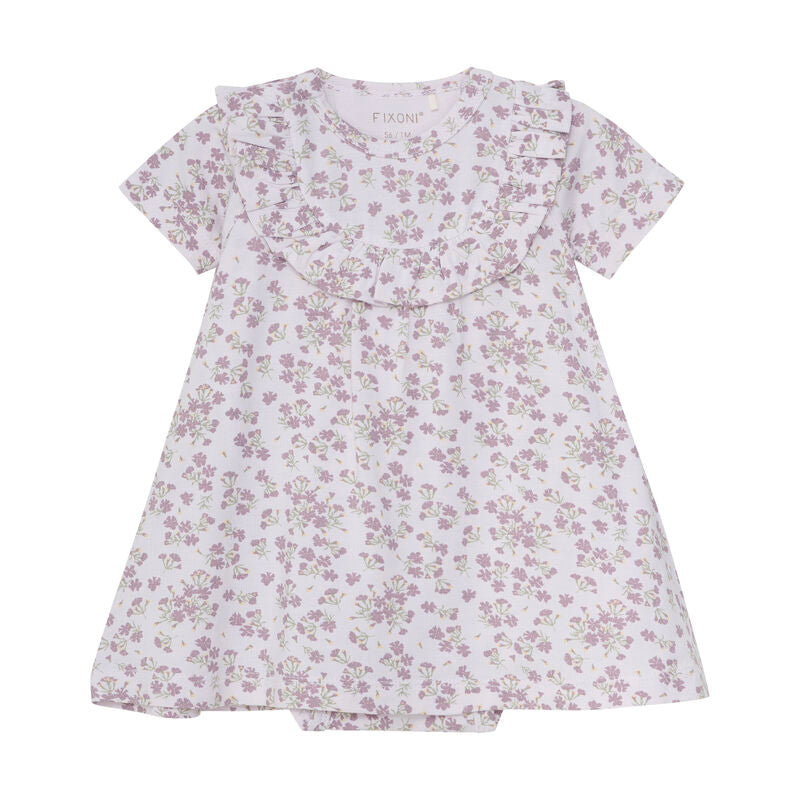 Bodykleid SS gray lilac - Fixoni