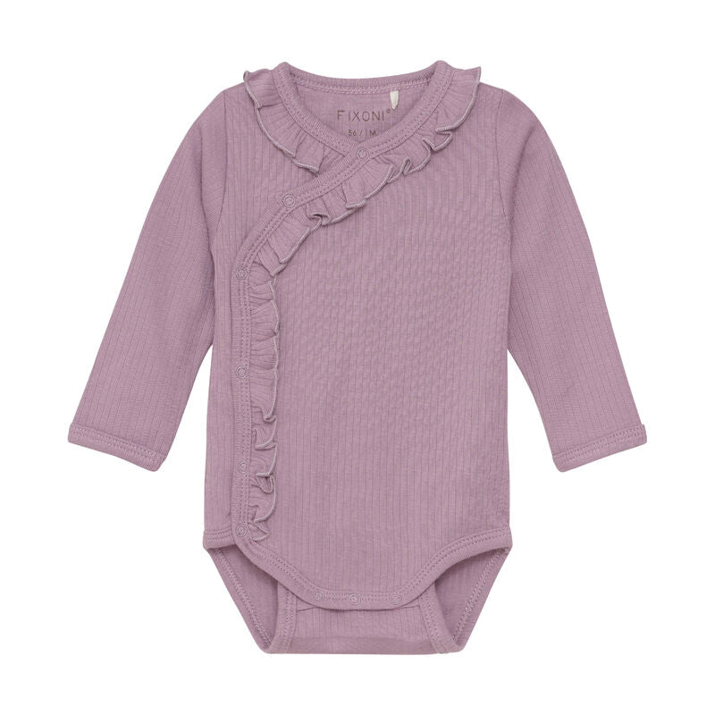 Wickelbody LS Rib elderberry - Fixoni