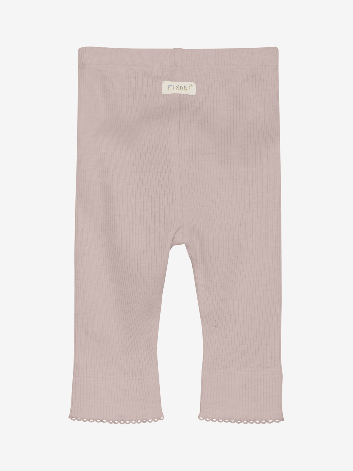 Leggings Melange Rib pale mauve - Fixoni