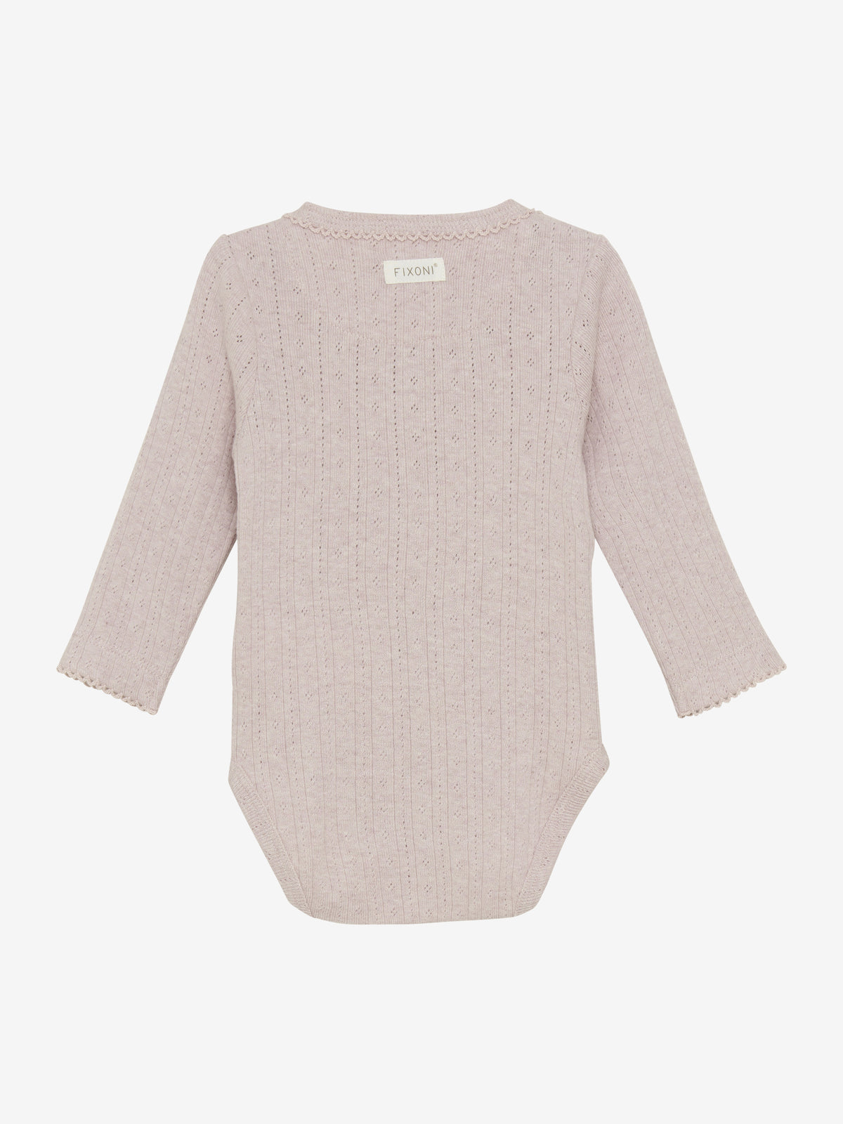 Langarm Body LS Melange violet ice - Fixoni