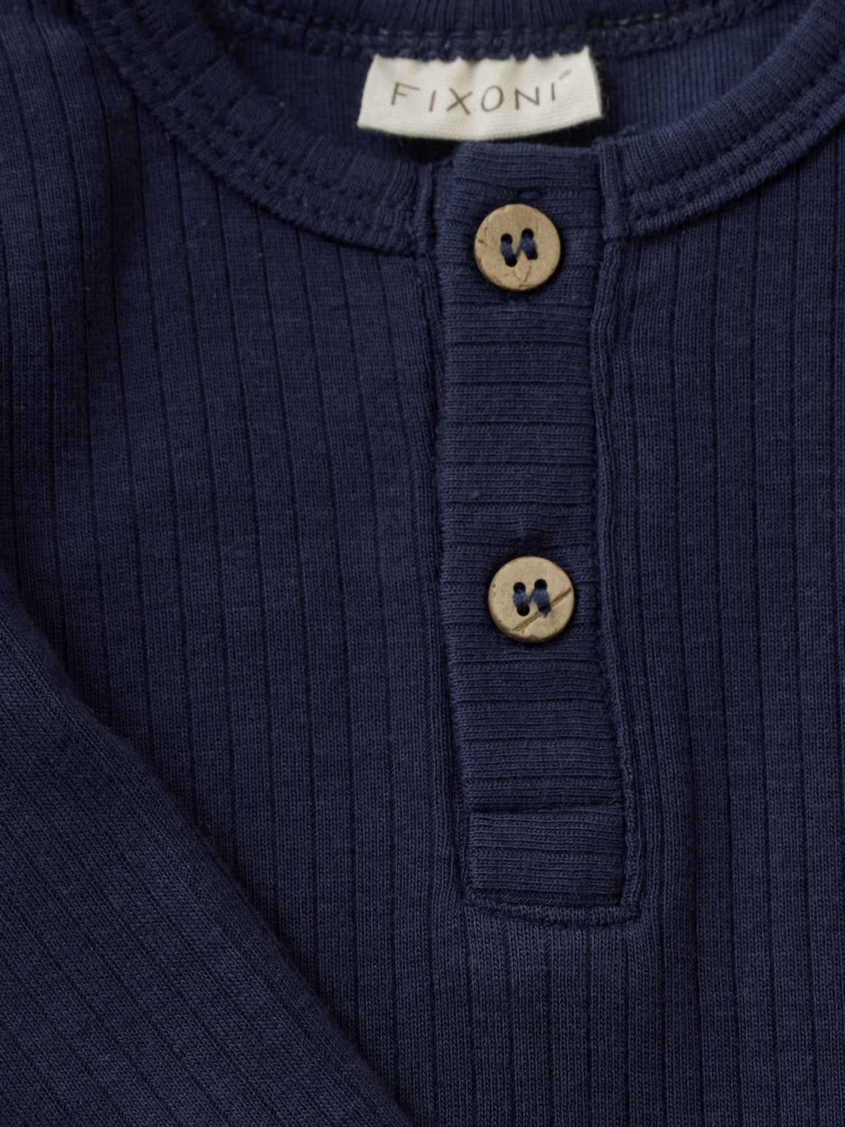 Langarm Body LS Rib navy blazer - Fixoni