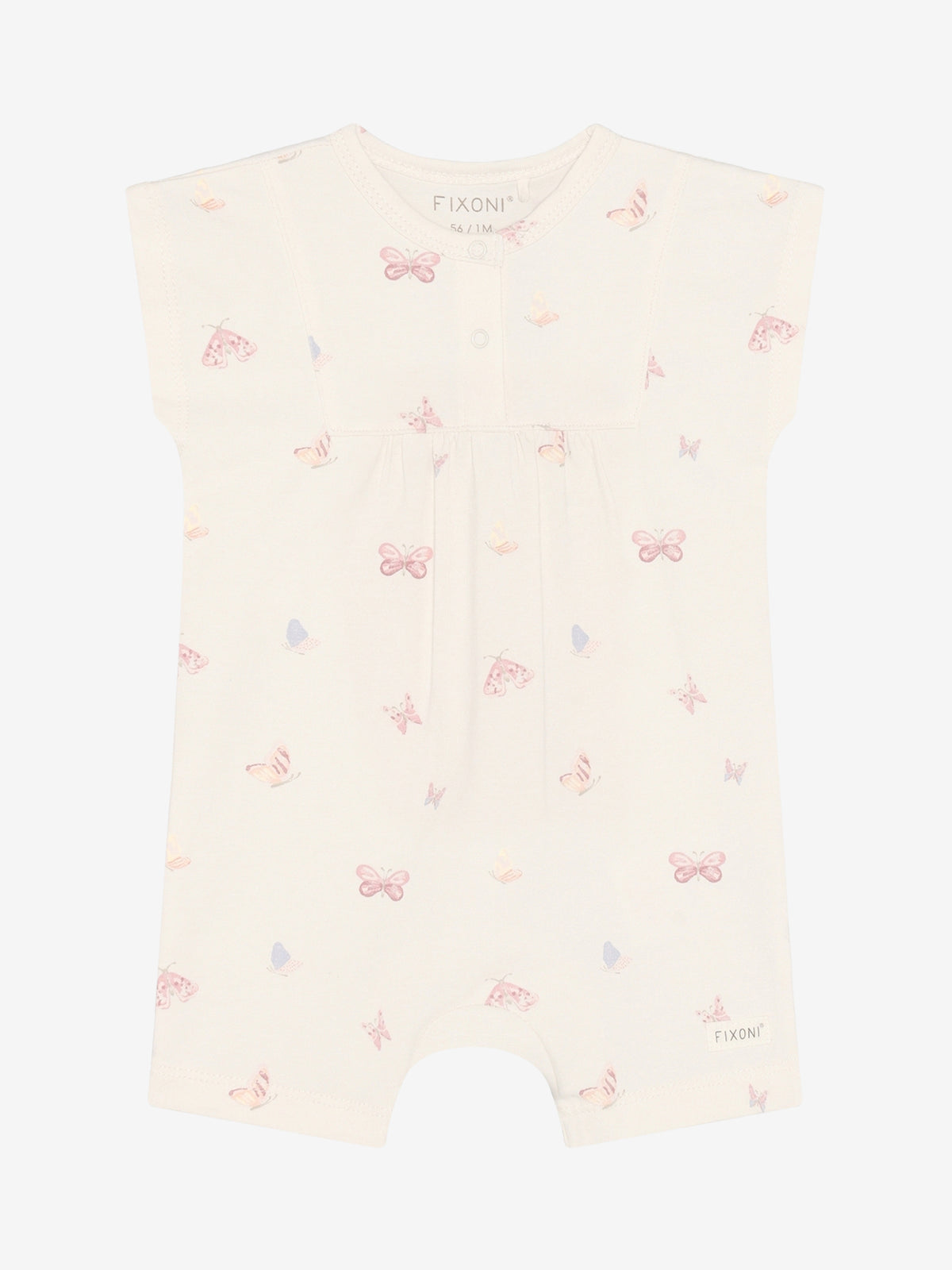 Kurzarm Jumpsuit SS bleached mauve - Fixoni