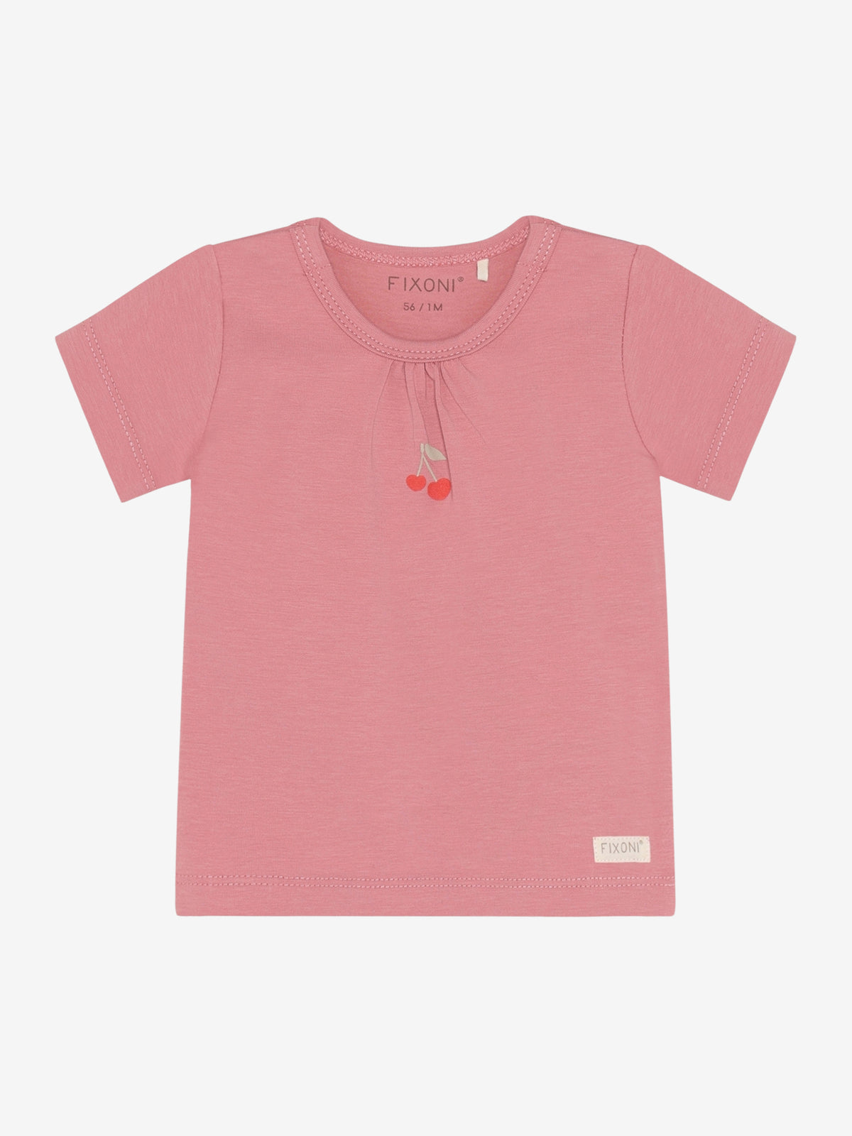 T-Shirt SS dusty rose - Fixoni