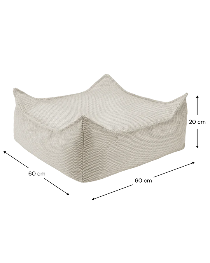 Terra Outdoor Square Ottoman - Wigiwama